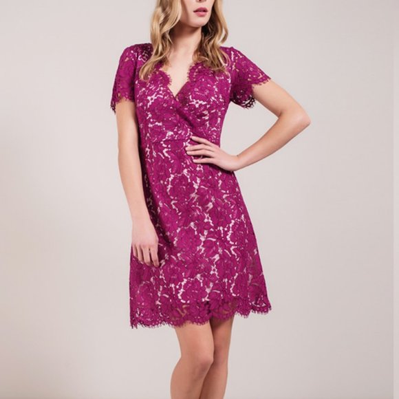 DARLING LONDON Midi Lace Dress - Picture 1 of 7